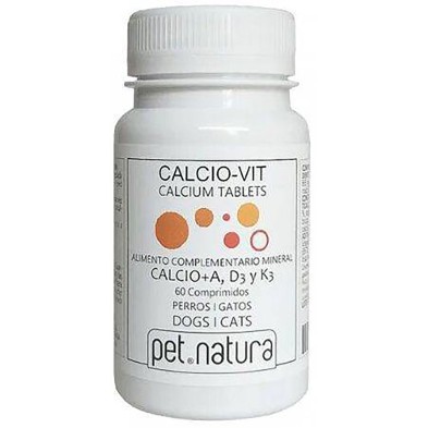Calcio VIT AD3D y K3 60 Comprimidos para Perros y Gatos