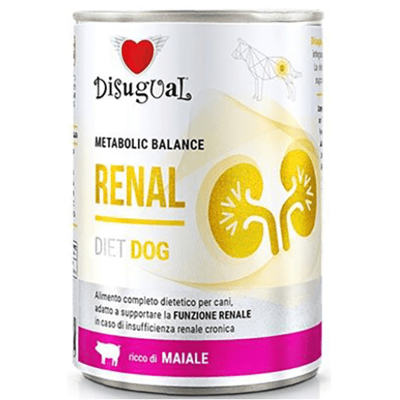 Disugual Renal Cerdo 400g: Dieta Bajo Fósforo para IRC 💧🐕