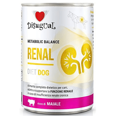 Disugual Renal Cerdo 400g: Dieta Bajo Fósforo para IRC 💧🐕