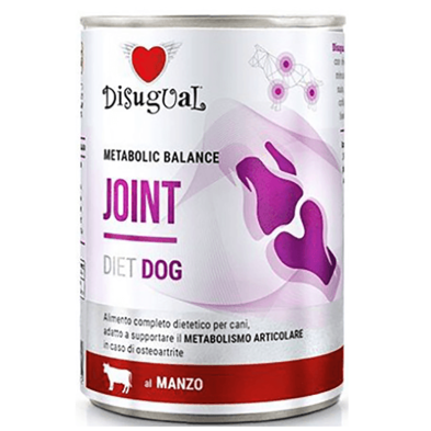 Disugual Diet Húmedo Articulación Buey 400g: Colágeno y Omega-3