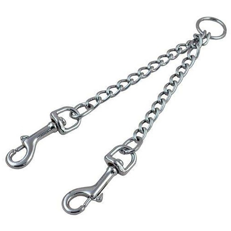 Acoplador 2 Vías Metal para Perros: Pasea a Dos Sin Enredos