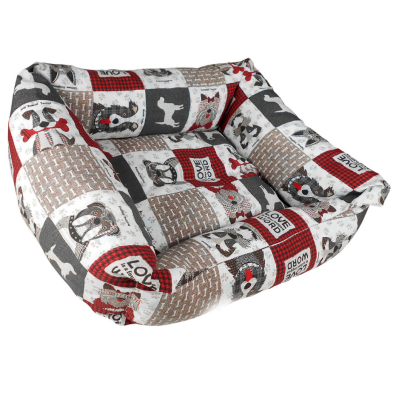 Cama Love World Patchwork: Confort Nido y Guía de Tallas por Raza