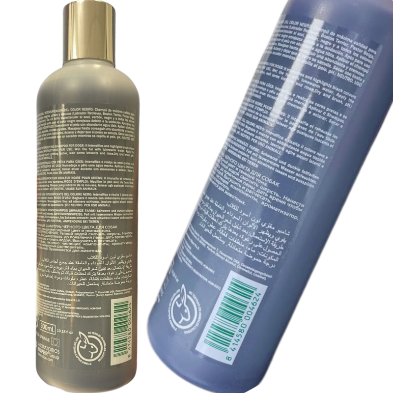 Menforsan Champú Intensificador Negro 300ml: Profundidad y Brillo
