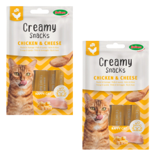 Bubimex Creamy Gatos - Pollo y Queso, Delicioso y Saludable