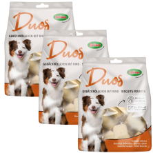 BubiMex DUOS Galletas Rellenas de Carne 500g | Snack Delicioso para Perros