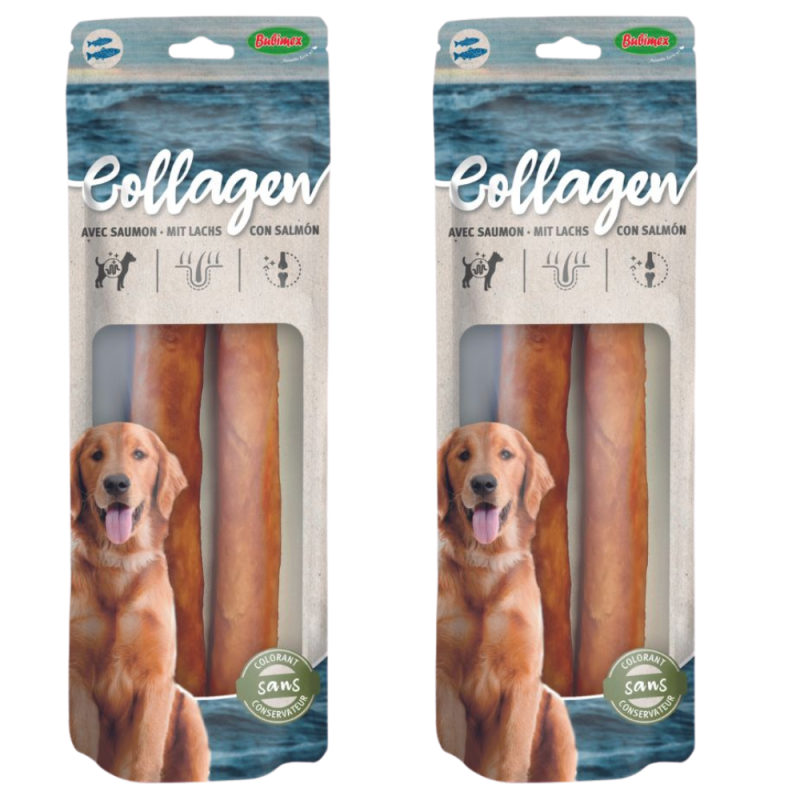 Bubimex Sticks de Colágeno Pollo 2x25 cm 200 gr - Deliciosos y Saludables