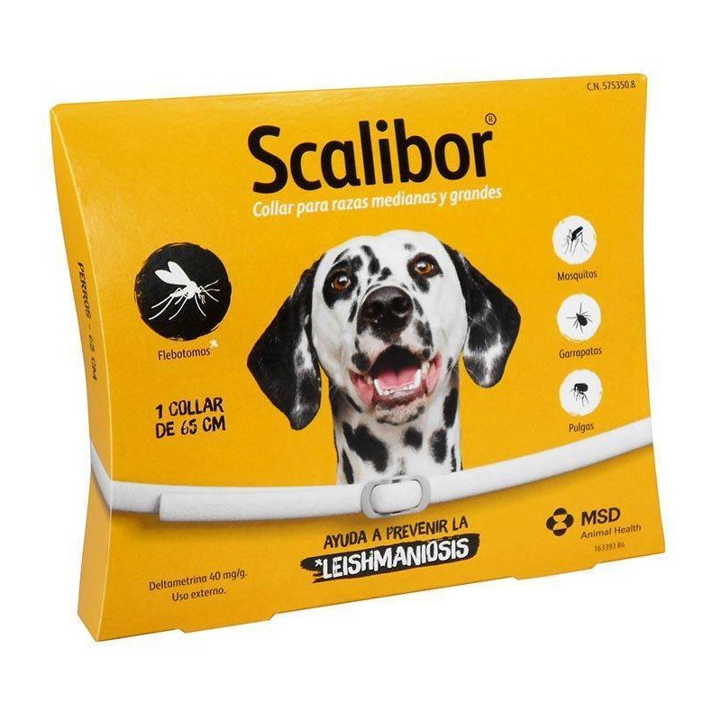 Collar Scalibor Antiparasitario para Perros | 48 cm y 65 cm