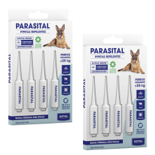 Parasital Pipeta Perros Grandes x4Uds | Repelente contra Pulgas, Garrapatas y Mosquitos