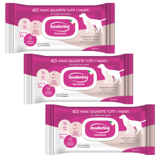 Inodorina 40 Maxi Toallitas Perros y Gatos - Aceite de Argán