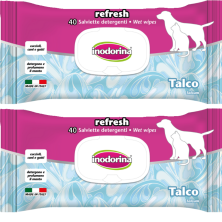 Toallitas Húmedas Inodorina 30 Unidades - Bio Talco para Perros y Gatos