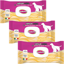 Inodorina 40 Toallitas Perros y Gatos - Jazmín | Higiene y Aroma Floral