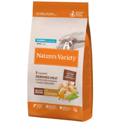 Pienso Cachorros Razas Pequeñas Nature’s Variety Mini Pollo con Cereales Saludables | Supienso