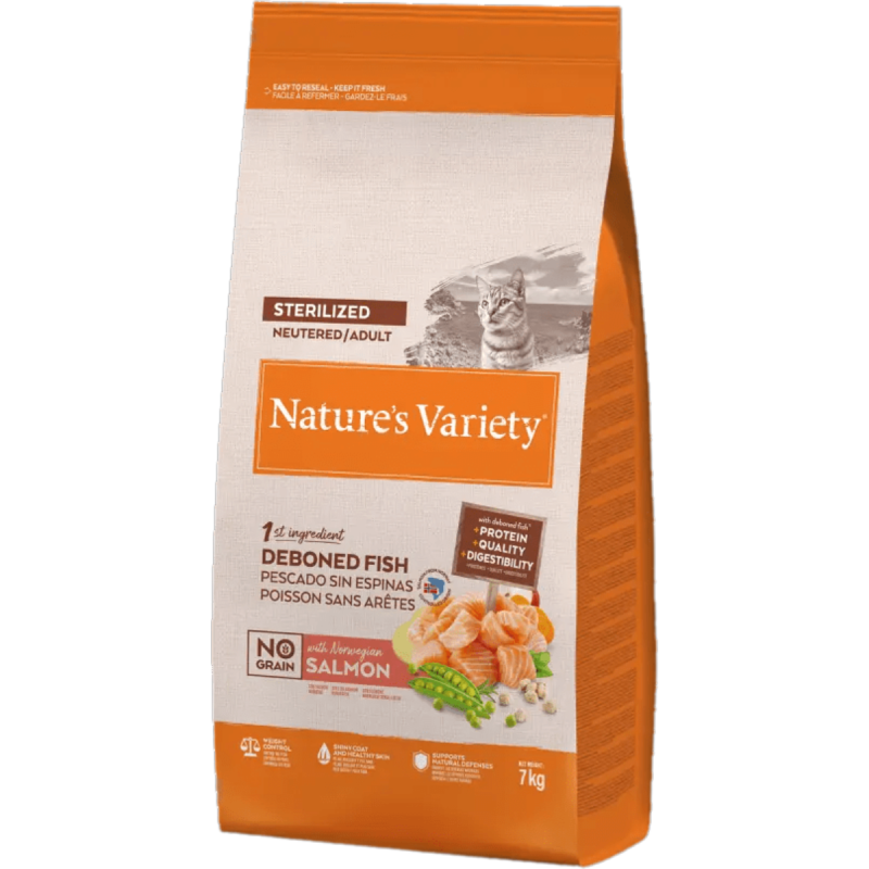 Pienso Gatos Esterilizados Nature’s Variety Salmón Grain Free Adultos | Supienso