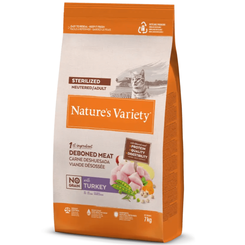 Pienso Gatos Esterilizados Nature’s Variety Pavo Grain Free Adultos | Supienso