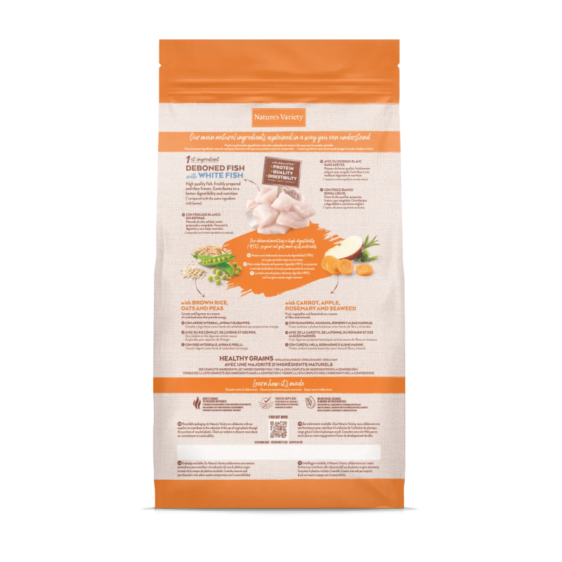 Pienso Gatitos Nature’s Variety Pescado Blanco Healthy Grain | Supienso