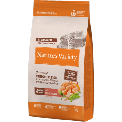 Pienso Gatos Esterilizados Nature’s Variety Salmón Noruego Healthy Grain | Supienso