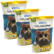 Arena de Tofu para Gatos 6L Lavanda | 100% Biodegradable