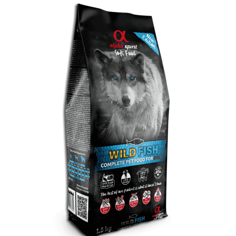 Alpha Spirit Soft Food Wild Fish | Alimento Semihúmedo para Perros