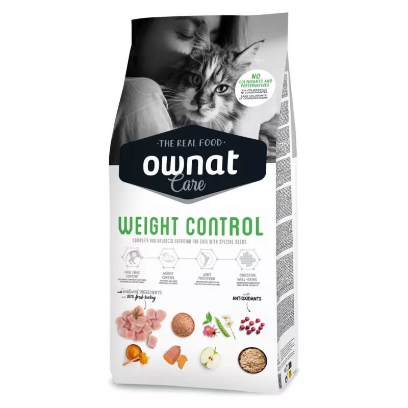 Ownat Care Weight Control Gatos – Pienso para Control de Peso 1,5kg y 3kg | supienso.com