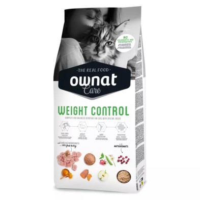 Ownat Care Weight Control Gatos – Pienso para Control de Peso 1,5kg y 3kg | supienso.com