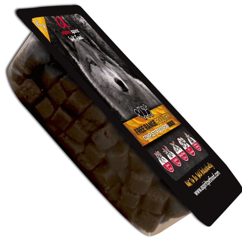 Alpha Spirit Aves de Corral | Soft Food sin Cereales para Perros