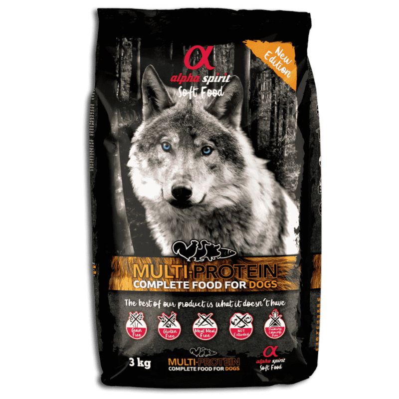 Alpha Spirit Multiprotein | Soft Food sin Cereales para Perros