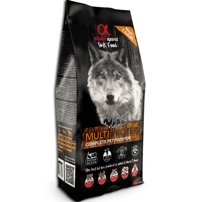 Alpha Spirit Multiprotein | Soft Food sin Cereales para Perros