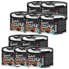 Alpha Spirit Albóndigas de Cerdo y Alcaravea 200 gr y 400 gr - Alimentación Natural para Perros