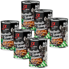 Albóndigas de Pavo y Cilantro 200 gr y 400 gr Alpha Spirit - Nutrición Natural y Sabrosa para Perros