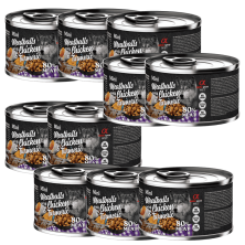 Alpha Spirit Albóndigas de Pollo y Cúrcuma 200 gr y 400 gr - Nutrición Natural y Saludable para Perros
