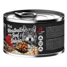 Albóndigas de Ternera y Salvia 200 gr y 400 gr Alpha Spirit - Nutrición Natural y Sabrosa para Perros