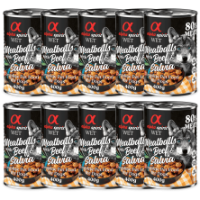 Albóndigas de Ternera y Salvia 200 gr y 400 gr Alpha Spirit - Nutrición Natural y Sabrosa para Perros