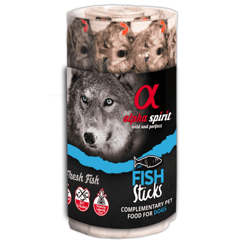 Alpha Spirit Ristras de Pescado 192 Uds - Snack Natural para Perros