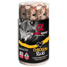 Alpha Spirit Ristras de Pollo 192 Uds - Snack Natural para Perros
