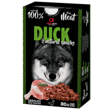 Alpha Spirit Snack Natural Perro Pato 6x80gr – Sabores Naturales y Nutritivos para tu Perro