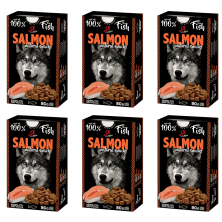 Alpha Spirit Snack Natural Perro Salmon 6x80gr – Sabores Naturales y Nutritivos para tu Perro