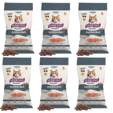 MNS Serrano Snacks Salmón 50g - Reduce las Bolas de Pelo