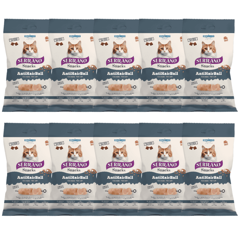 MNS Serrano Snacks Pollo 50g - Cuida la Digestión de tu Gato