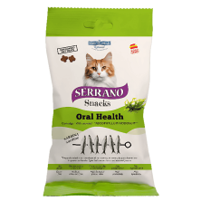 MNS Serrano Snacks Gato Sardina Oral Care 50g - Cuidado Dental Felino
