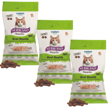 MNS Serrano Snacks Gato Pollo Oral Care 50g - Cuidado Dental Felino