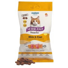 MNS Gato Serrano Snacks Omega 3 Salmón - Salud y Sabor para tu Felino