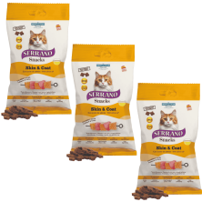 MNS Gato Serrano Snacks Omega 3 Salmón - Salud y Sabor para tu Felino