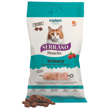MNS Gato Serrano Snacks Urinary Pollo 50g - Cuidado Urinario Felino