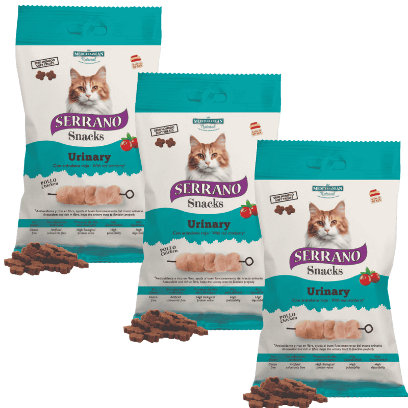MNS Gato Serrano Snacks Urinary Pollo 50g - Cuidado Urinario Felino