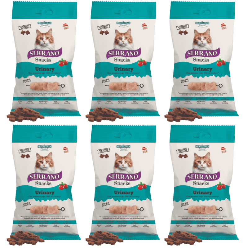 MNS Gato Serrano Snacks Urinary Pollo 50g - Cuidado Urinario Felino