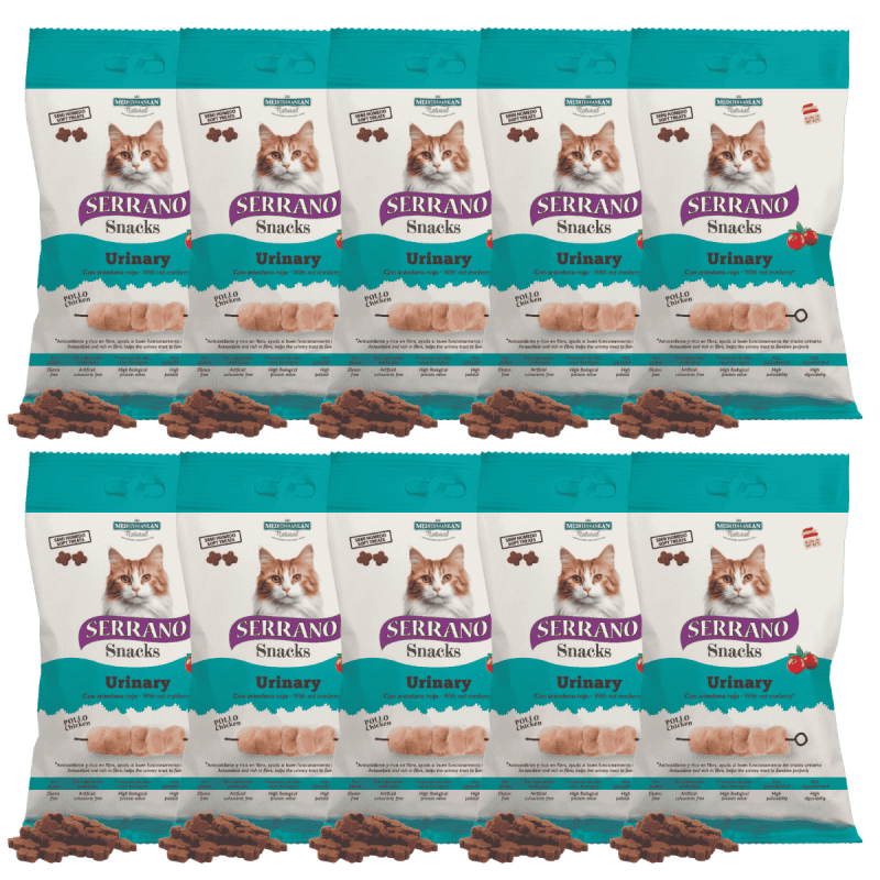MNS Gato Serrano Snacks Urinary Pollo 50g - Cuidado Urinario Felino