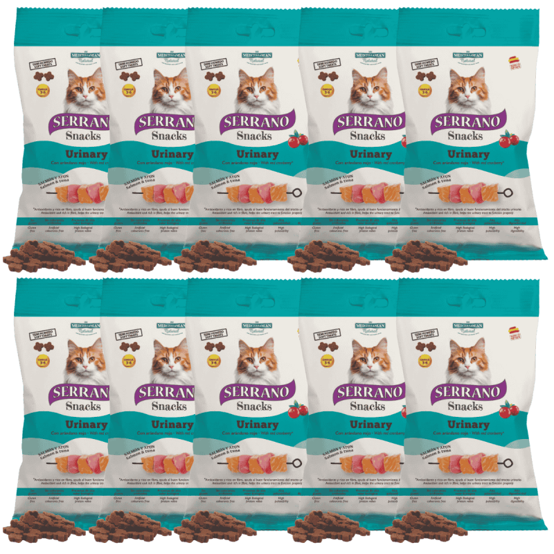 MNS Gato Serrano Snacks Urinary Salmón 50g - Cuidado Urinario Felino