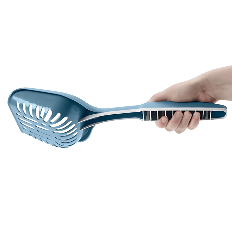 Pala para Arenero MEGA-LOO - Extra Grande y Resistente | Limpieza Rápida y Eficaz | 14x40x7.5 cm