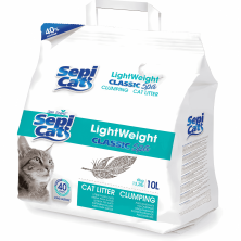 Sepicat Lightweight Classic Spa 6 kg - Arena Aglomerante Ligera con Aroma Fresco para Gatos