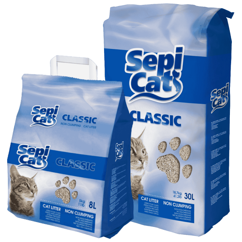 Sepicat Classic Arena Absorbente - Arena Natural para Gatos con Alta Capacidad de Absorción